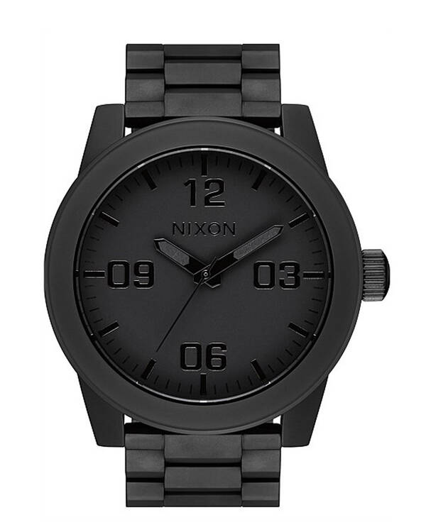 Nixon Corporal SS Mt Blk/p Blk for Mens