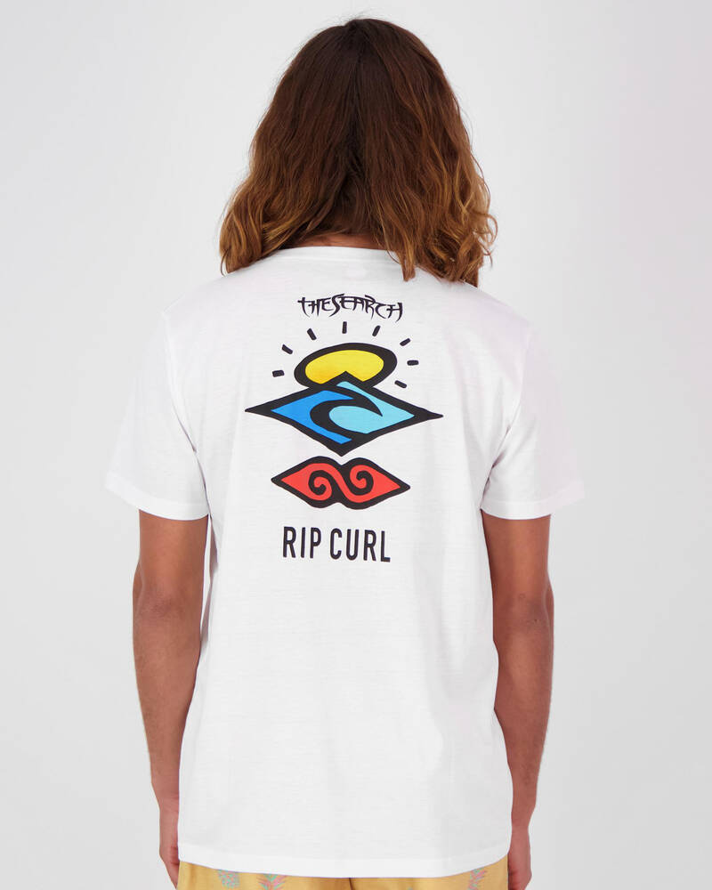 Rip Curl Search Logo SS Rash Vest for Mens