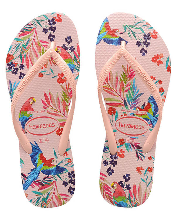Havaianas Slim Floral Tropical Thongs for Womens
