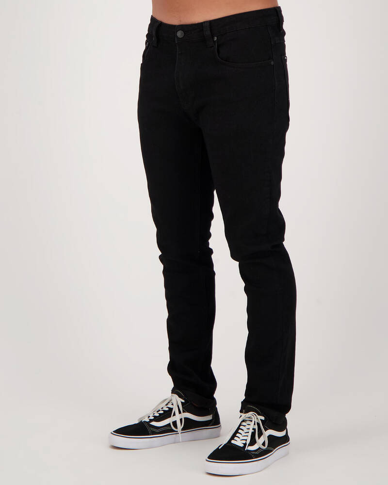 Black Palms The Tapered Slim Jeans for Mens