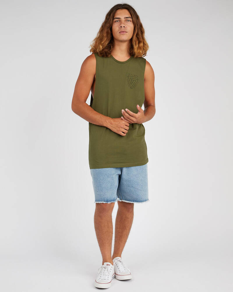Skylark Fracture Muscle Tank for Mens