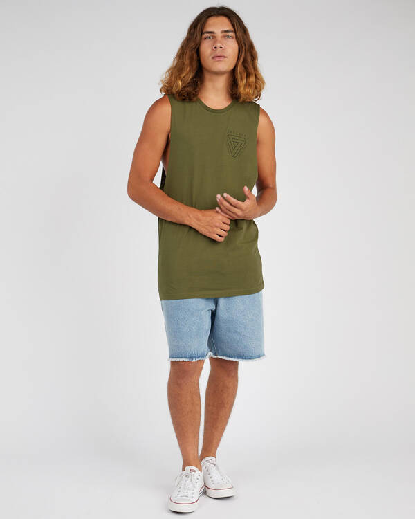 Skylark Fracture Muscle Tank for Mens