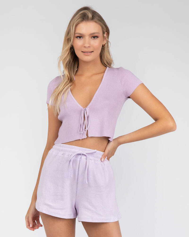 Ava And Ever Almost Famous Knit Top for Womens