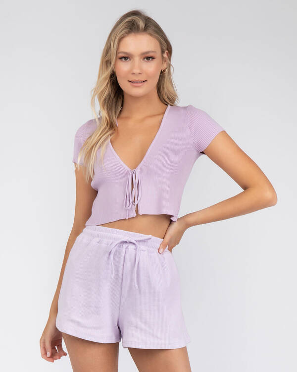 Ava And Ever Almost Famous Knit Top for Womens