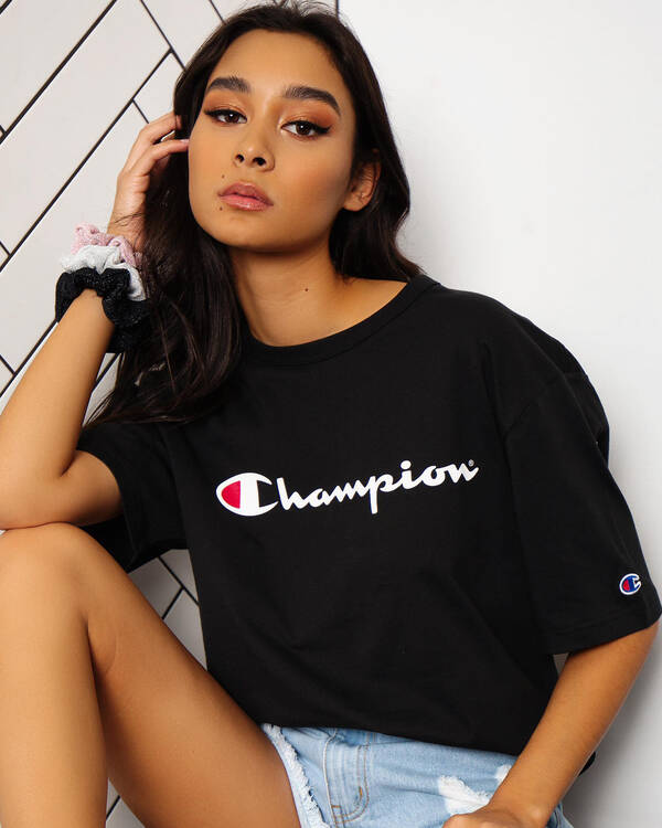 Champion Logo T-Shirt for Womens