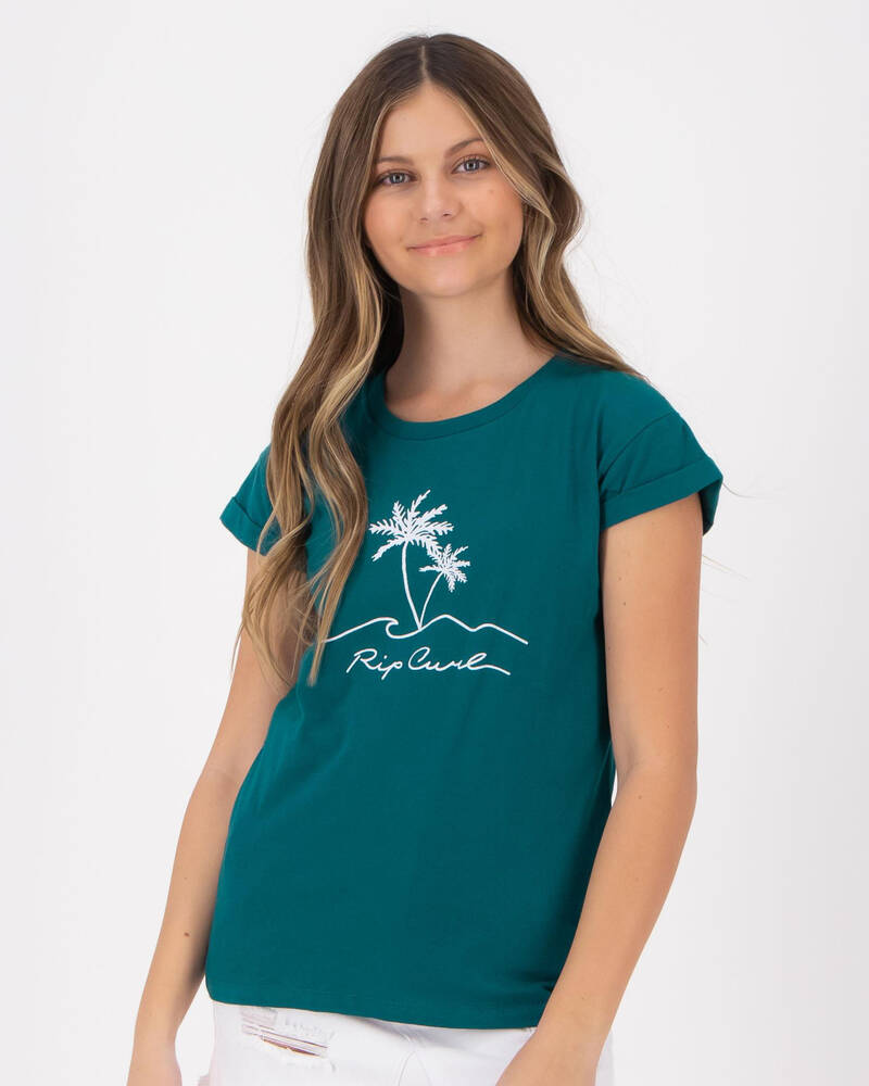 Rip Curl Girls' Sway Palm T-Shirt for Womens