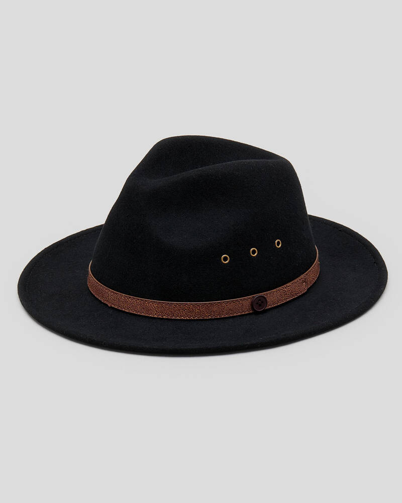 Billy Bones Club Black Betty Fedora Hat for Mens