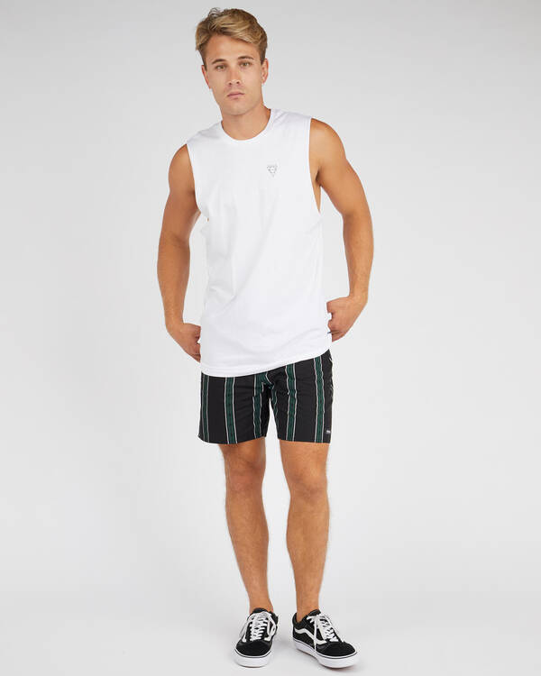 Afends Baywatch Bank Robber Beach Short for Mens