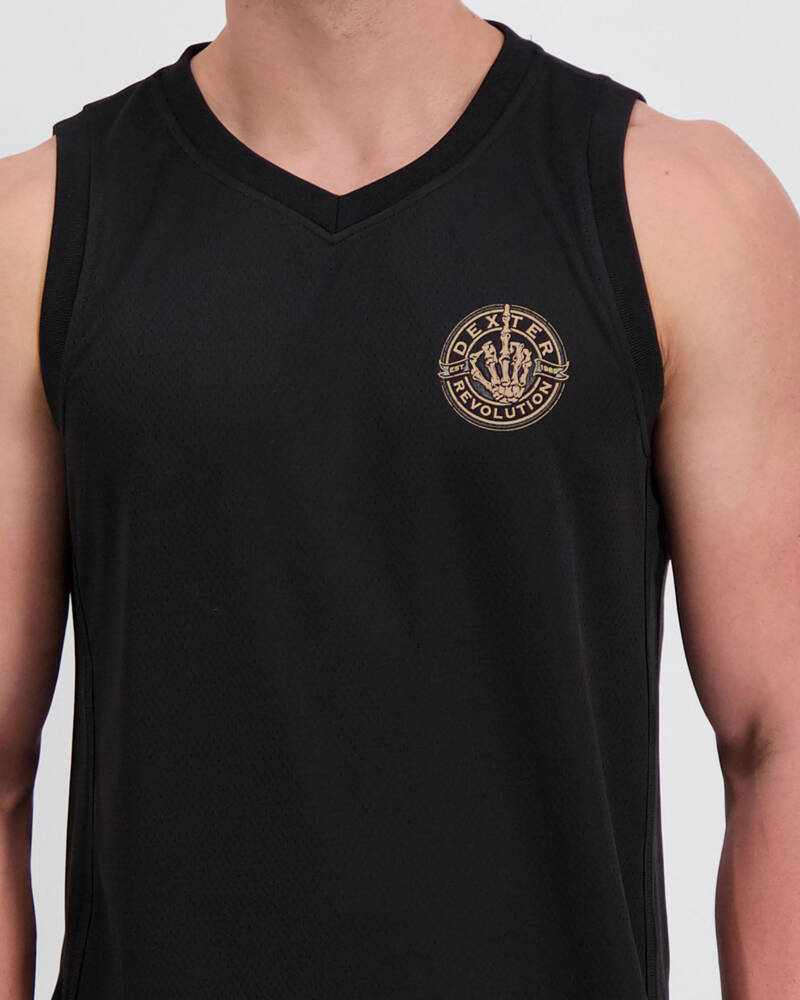 Dexter Bare Bones Mesh Singlet for Mens