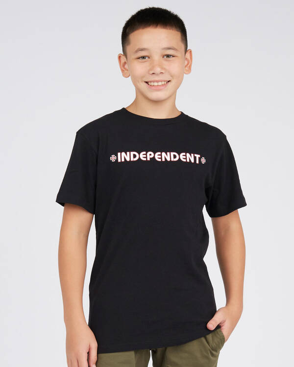 Independent Boys' Bar Cross T-Shirt for Mens