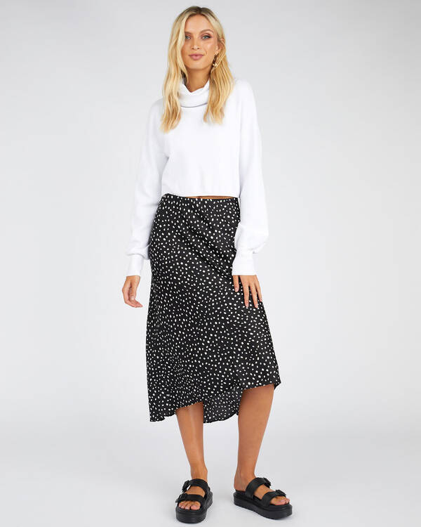 Into Fashions Iggy Midi Skirt for Womens
