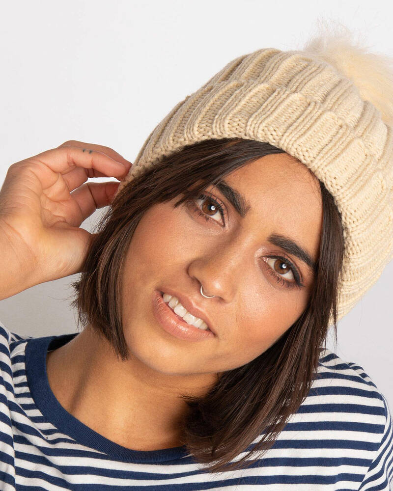 Mooloola Kylie Pom Pom Beanie for Womens