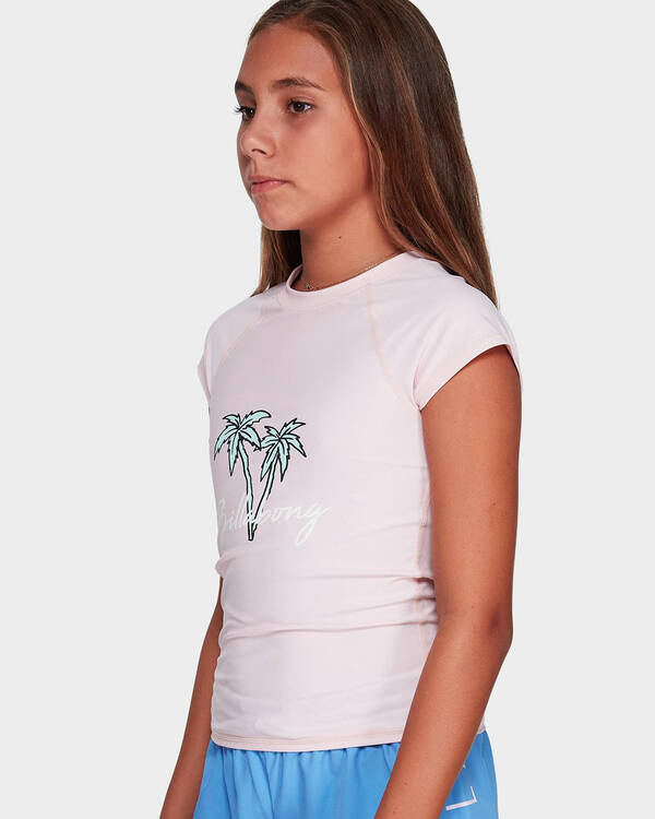 Billabong Girls Isle Of Palms Short Sleeve Rash Vest for Womens
