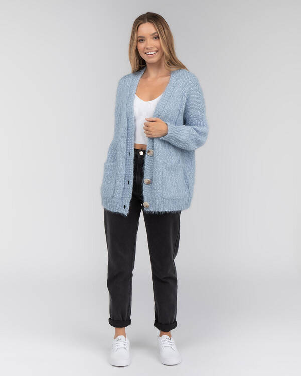 Pink Diamond Outrun Them Knit Cardigan for Womens