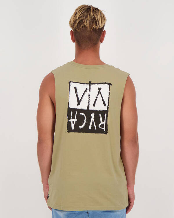 RVCA Unplugged Muscle Tank for Mens