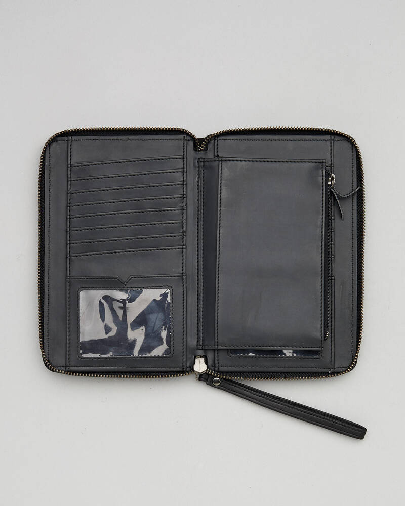 Volcom Kaleidostone Leather Wallet for Womens