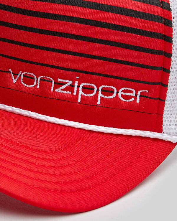 VonZipper Zipper Moby Coloured Lines Trucker Cap for Mens