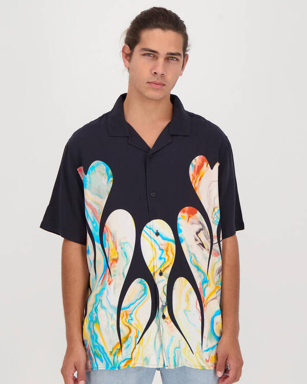 Globe Dead Kooks Flame Heart Shirt for Mens