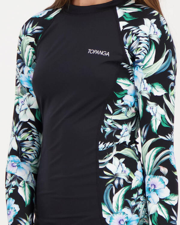 Topanga Girls Tahiti Long Sleeve Rash Vest for Womens