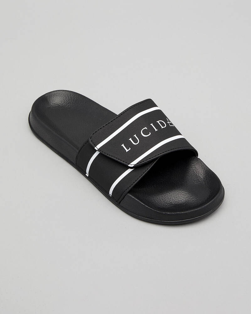 Lucid Adjustable Geomet Slides for Mens