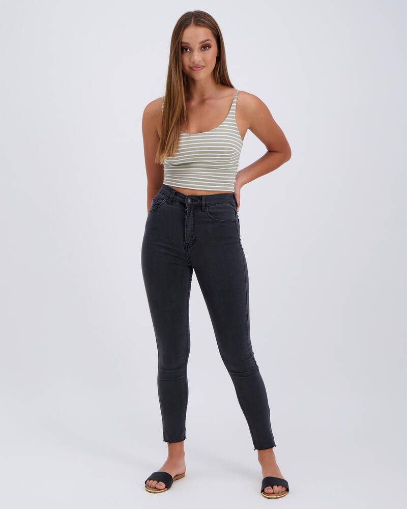 Black Palms The High Skinny Jeans for Womens