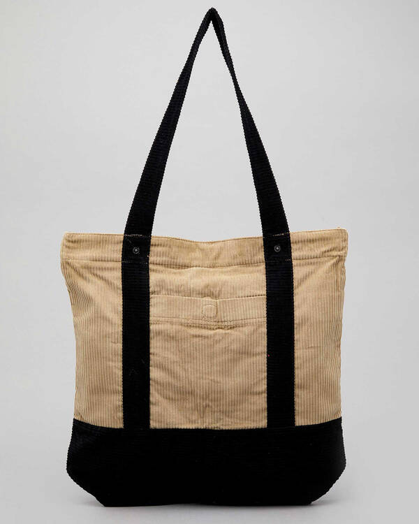 Afends Killer Wale Corduroy Tote Bag for Mens
