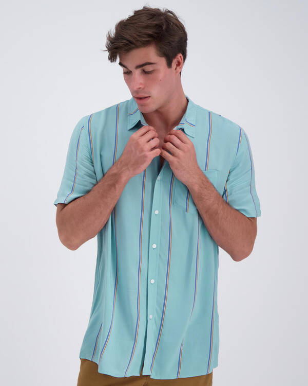 Skylark Azure Ss Shirt for Mens