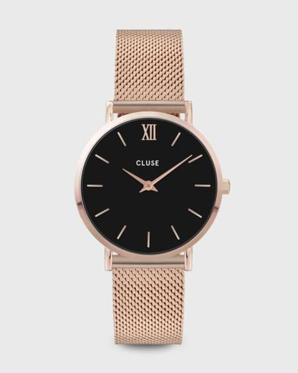 CLUSE Minuit Mesh Watch for Womens