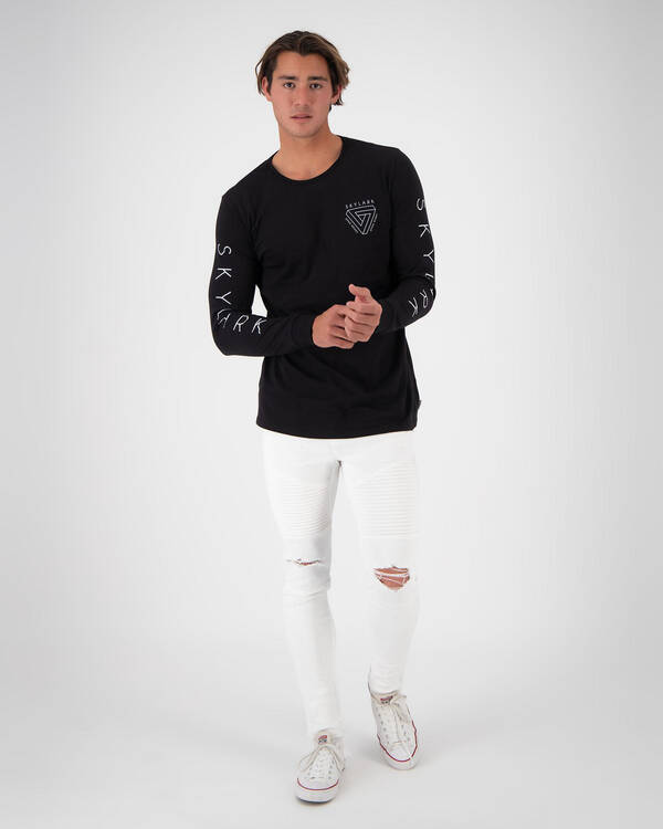 Skylark Fracture Long Sleeve T-Shirt for Mens