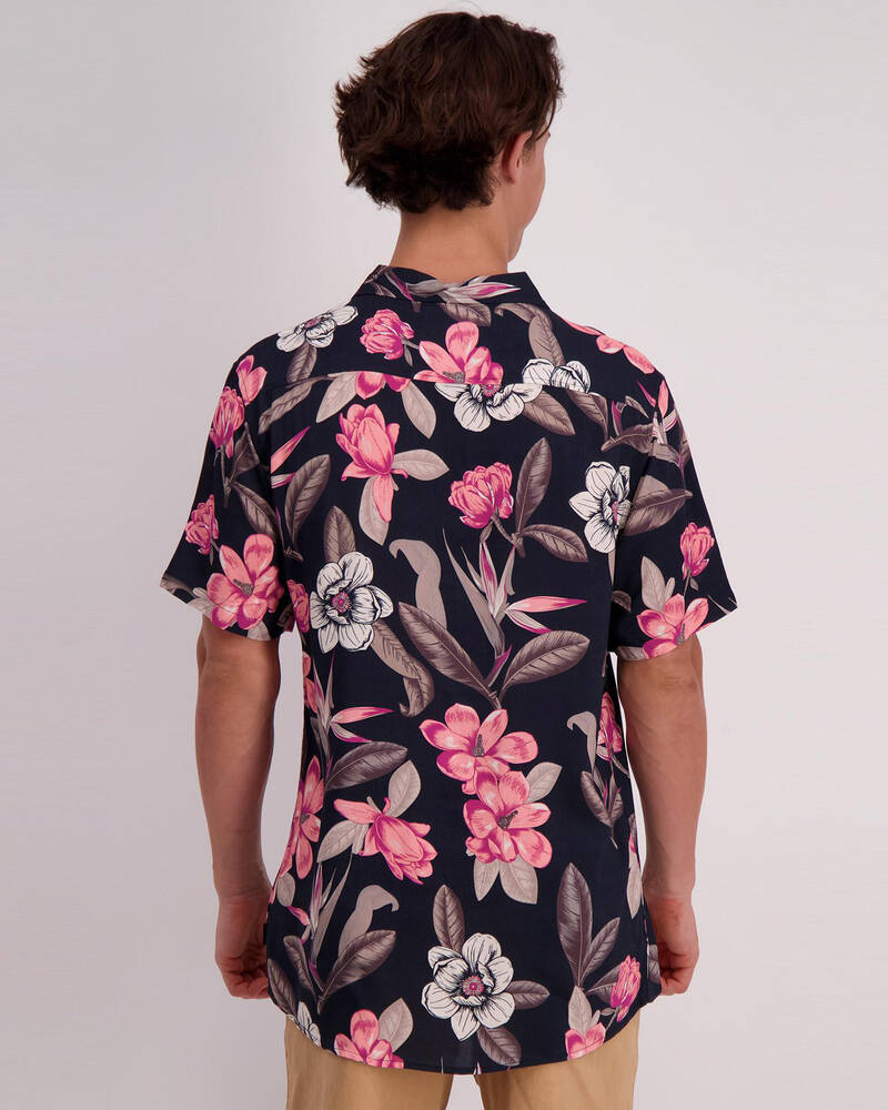 Lucid Wild Flower Short Sleeve Shirt for Mens