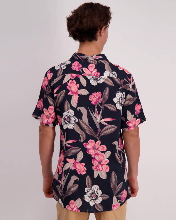 Lucid Wild Flower Short Sleeve Shirt for Mens