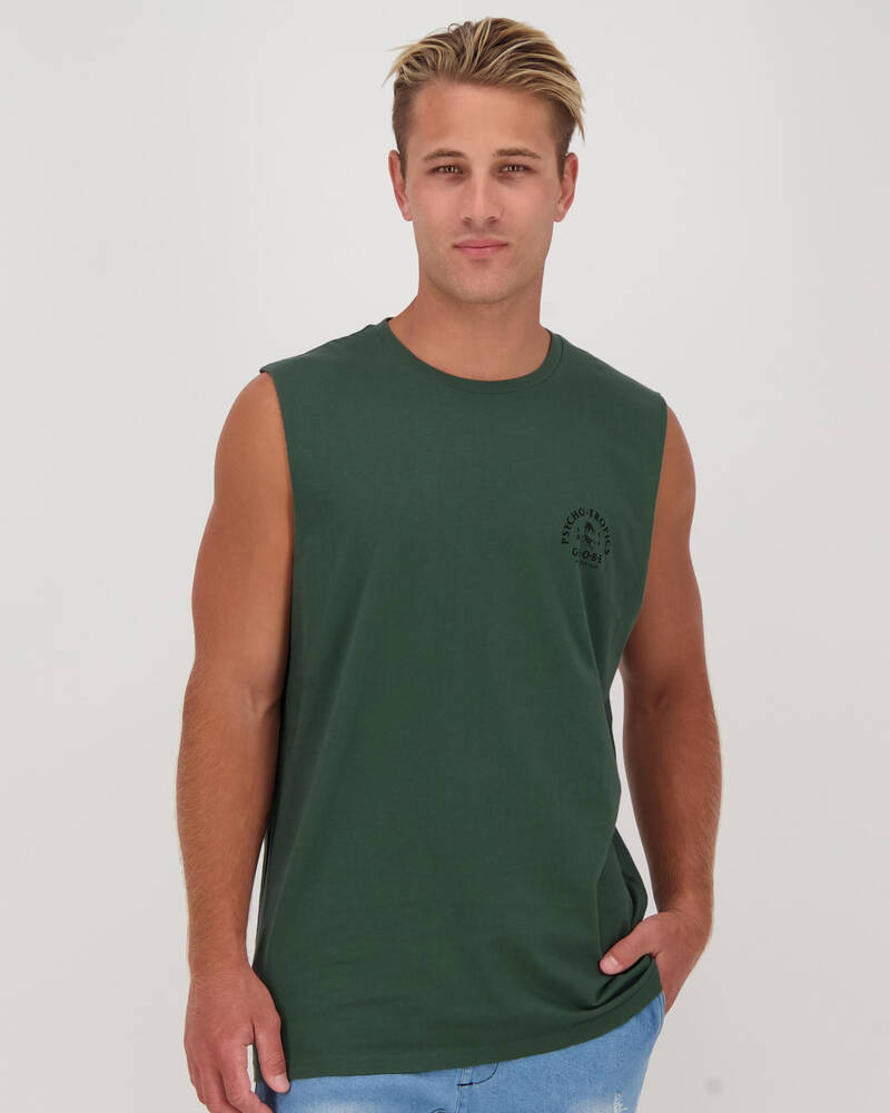 Globe Arch Muscle Tank for Mens