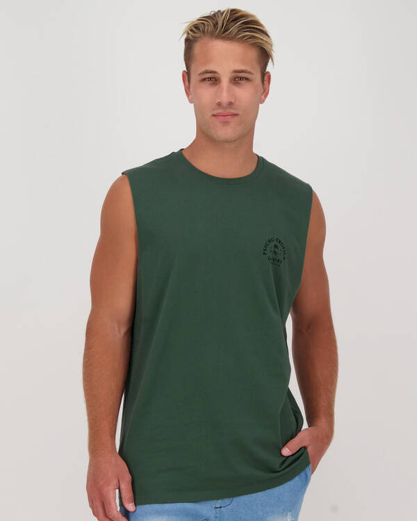 Globe Arch Muscle Tank for Mens