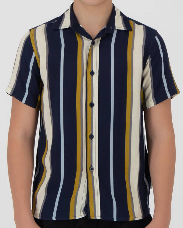 Lucid Boys Dime Short Sleeve Shirt for Mens