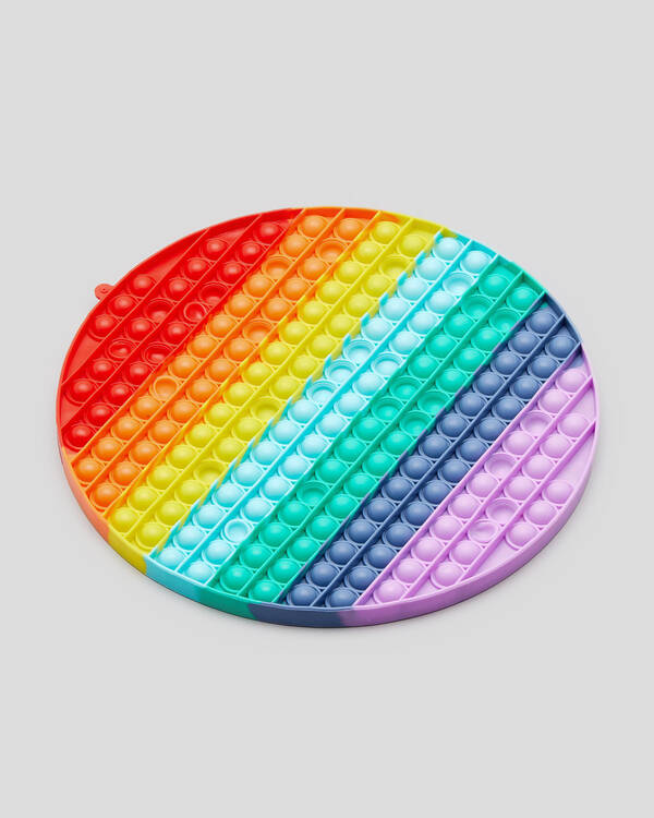 Get It Now Large Rainbow Pop It Toy for Unisex