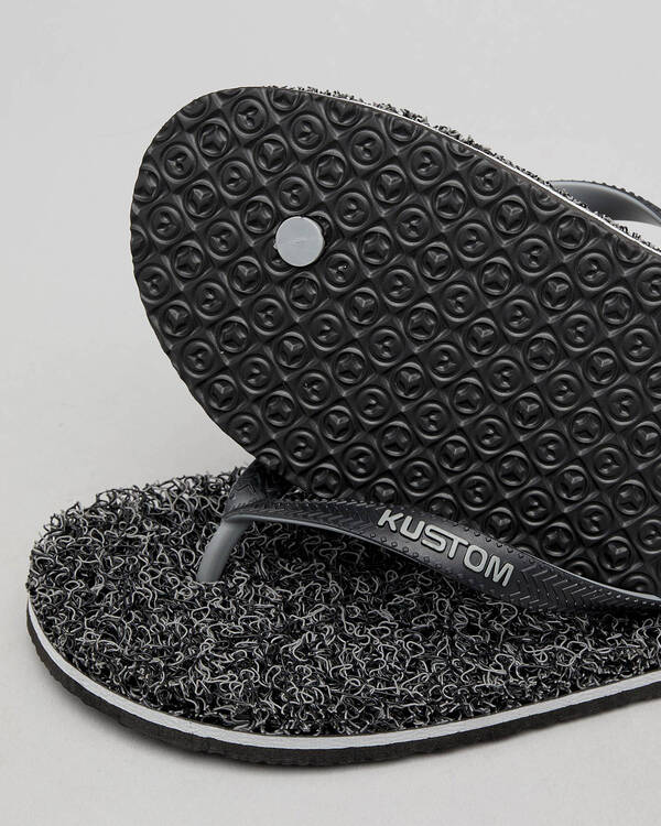 Kustom Noodle Wide Marle Thongs for Mens