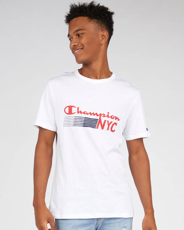 Champion Tape Jersey T-Shirt for Mens