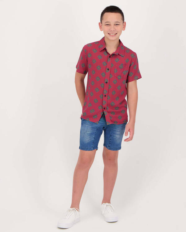 Skylark Boys Prism Short Sleeve Shirt for Mens