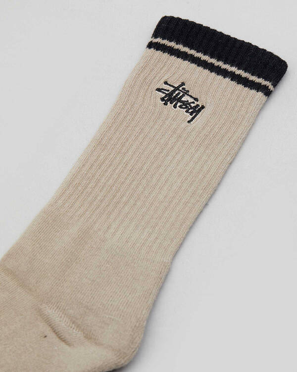 Stussy Top Stripe Graffiti Sock Pack for Mens