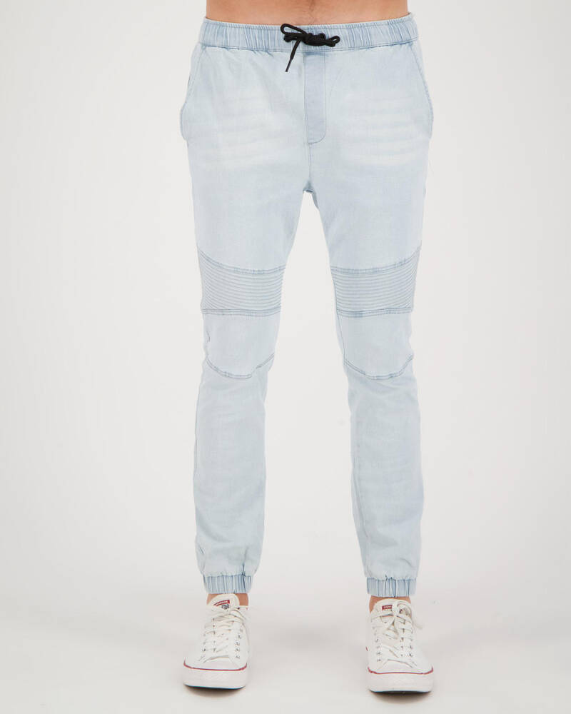 Lucid Commando Denim Jogger Pants for Mens