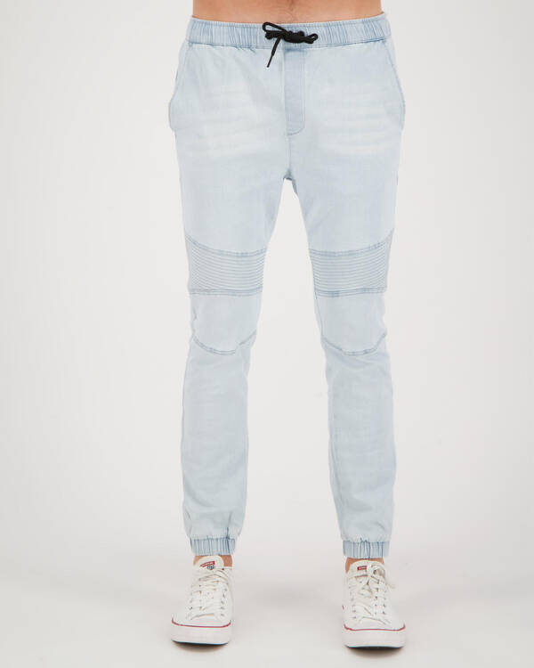 Lucid Commando Denim Jogger Pants for Mens