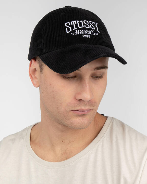 Stussy Burly Threads Cord Low Pro Cap for Mens