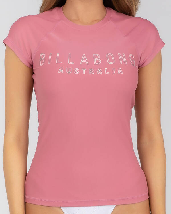 Billabong Mighty Fine Cap Sleeve Rash Vest for Womens