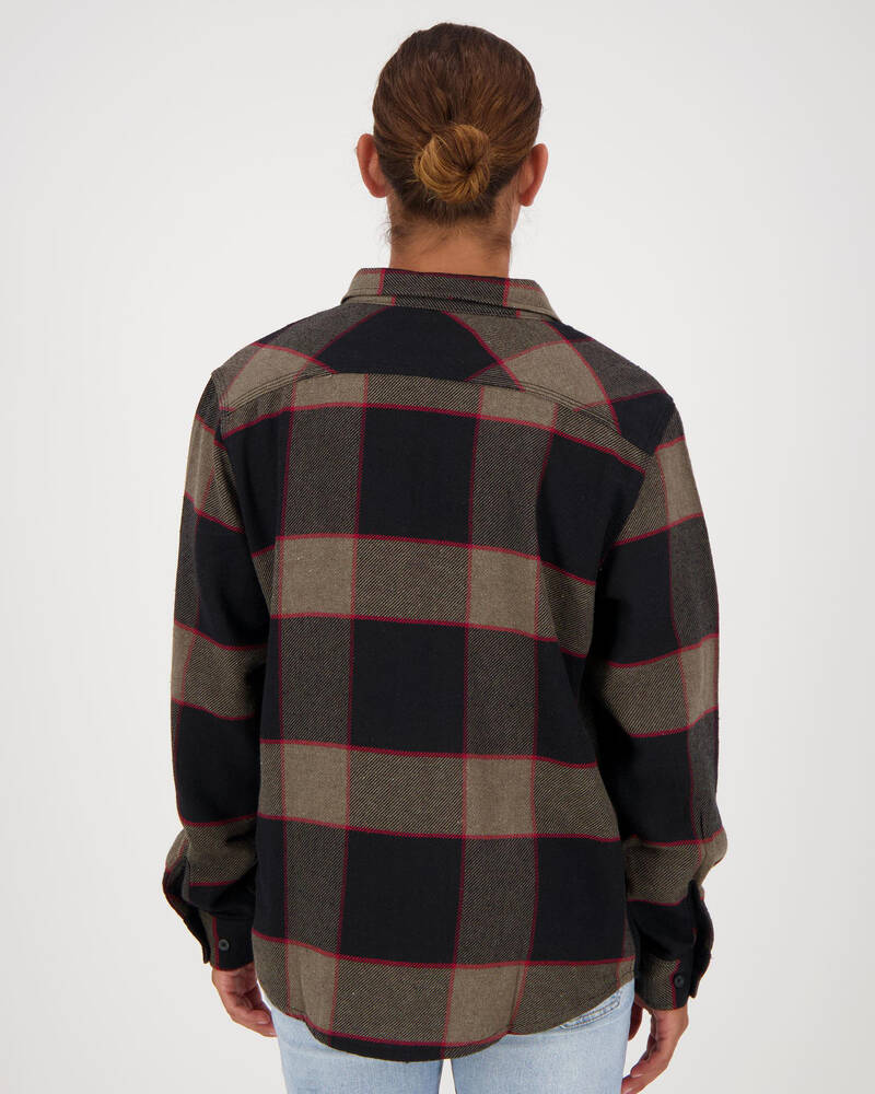 Brixton Bowery Long Sleeve Flannel Shirt for Mens
