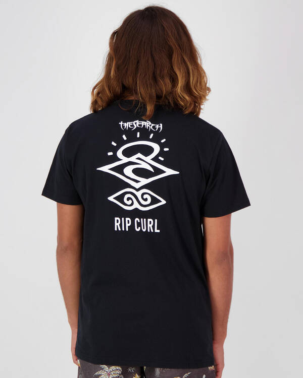 Rip Curl Search Logo SS Rash Vest for Mens