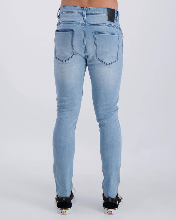 Black Palms The Skinny Crop Jeans for Mens