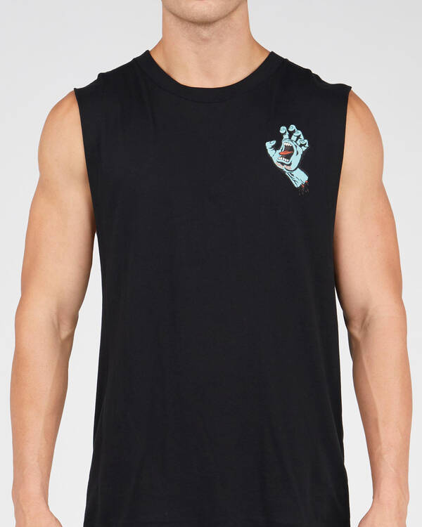 Santa Cruz Speed Wheels Hand Muscle Tank for Mens