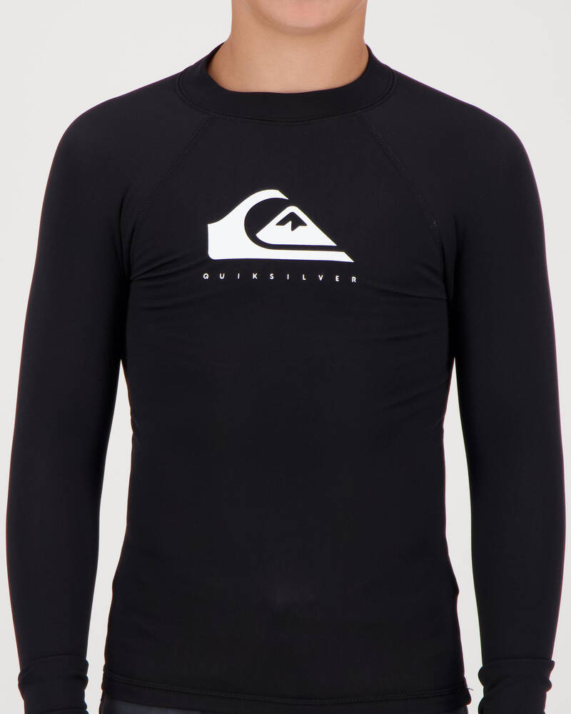 Quiksilver Boys' Heater Long Sleeve Wet Suit Top for Mens