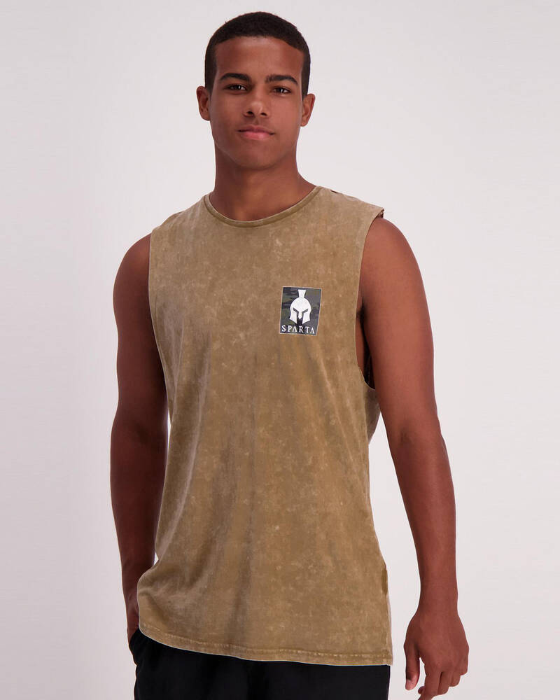 Sparta Mask Muscle Tank for Mens