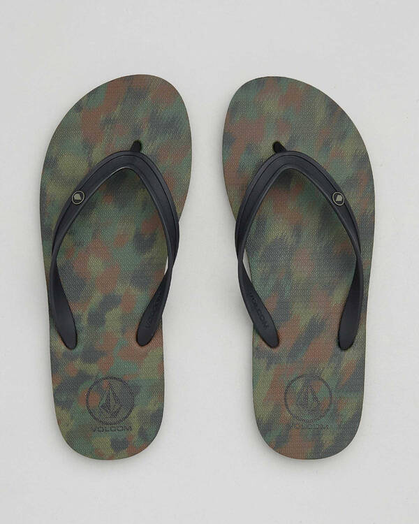 Volcom Rocker 2 Solid Thongs for Mens